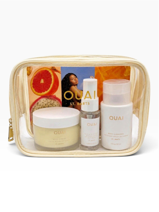 OUAI Other - OUAI St. Barts Travel Set Body Cleanser Cream Mist Tropical Scent NEW